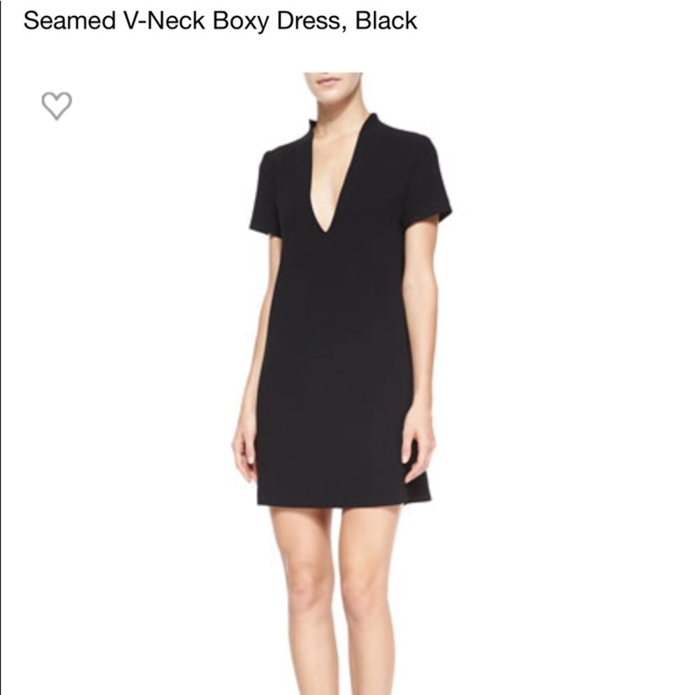 Black shift dress